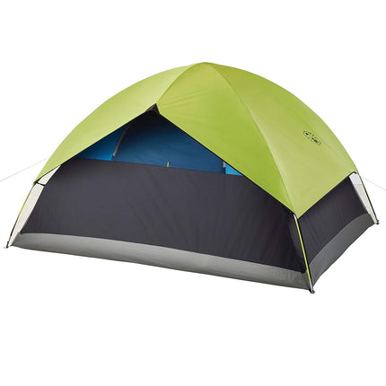Tienda Coleman Sundome Dark Room, 4/6 personas, bloquea el 90 % de la luz solar, resistente a la intemperie con doble techo y fácil instalación en minutos