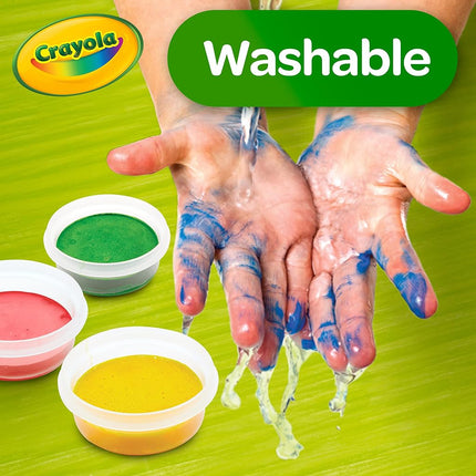 Crayola Spill Proof Paint Set, 8 Count Washable Paint for Kids, Ages 3, 4, 5