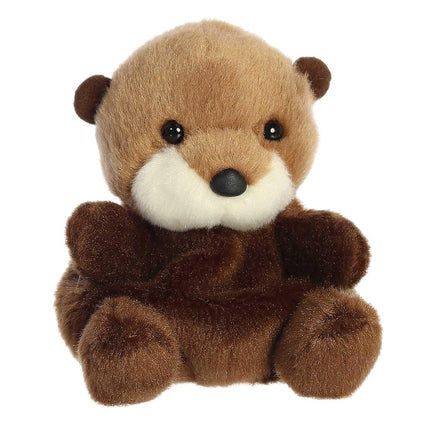 Aurora Adorable Palm Pals Selena Sea Otter Stuffed Animal - Pocket-Sized Fun - On-The-Go Play - Brown 5 Inches