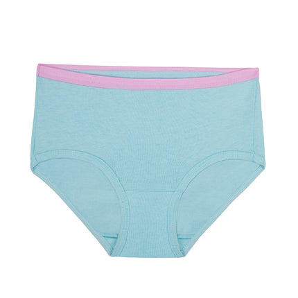 Fruit of the Loom Girls' Tag Free Cotton Brief Underwear Multipacks, Brief - 10 Pack - White/Stripes/Animal Print, 14