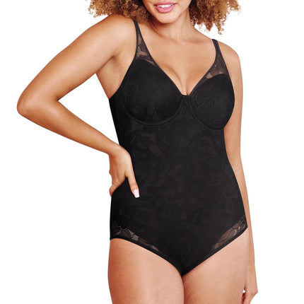 Bali Women's Ultra Light Body Briefer Fajas Shapewear Df6552 Bodysuit, Black, 36D