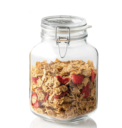 BORMIOLI ROCCO 418330F27321990 Fido Square Jar, 67