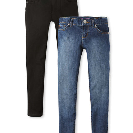 The Children's Place Girls Super Skinny Jeans,Blac