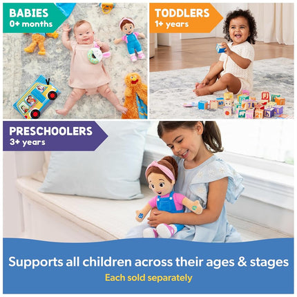 Ms. Rachel Official Huggable Lovey, Double Sided, Machine Washable Security Blankets for Babies Ages 3 Months-1+
