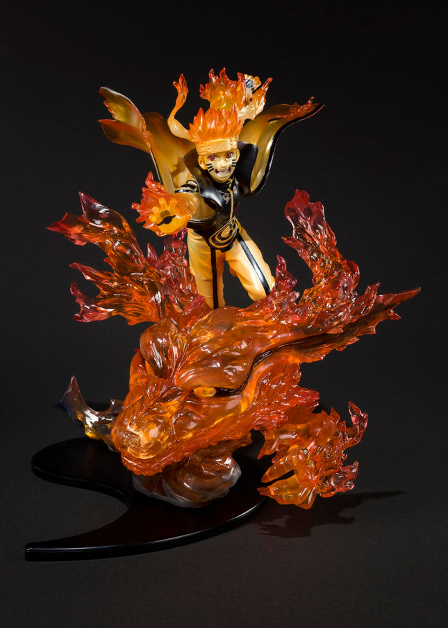 TAMASHII NATIONS Bandai Figuartszero Naruto Uzumaki-Kurama-Kizuna Relation Statue