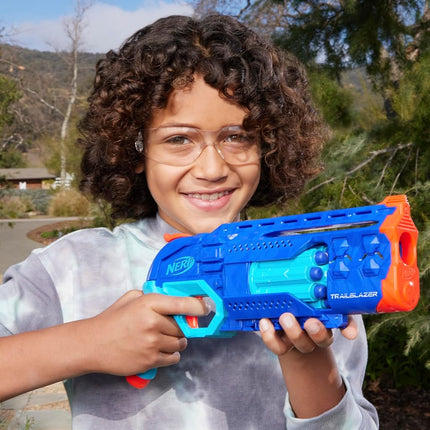 Nerf Elite 2.0 Trailblazer RD-8 Blaster, Wild Edition Color Design, 8-Dart Rotating Drum, Hammer Action, 16 Elite Darts, Tactical Rail