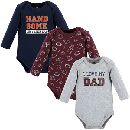 Hudson Baby unisex-baby Cotton Long-sleeve Bodysui