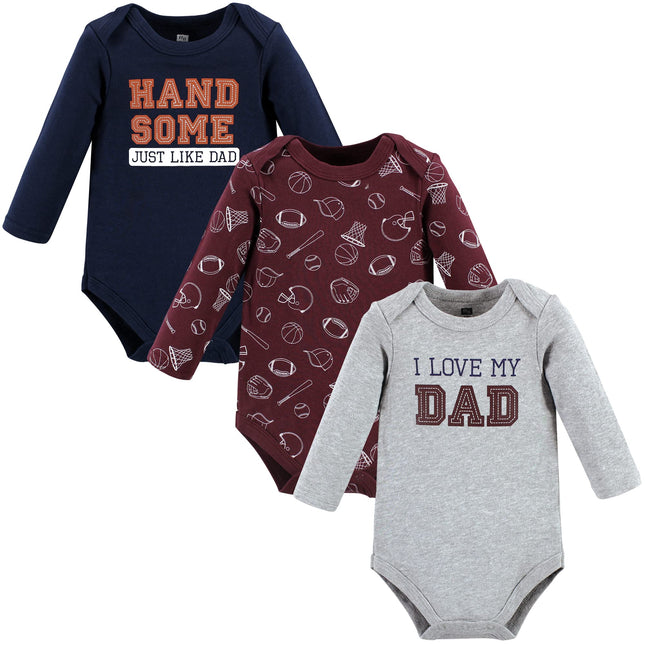 Hudson Baby unisex-baby Cotton Long-sleeve Bodysui