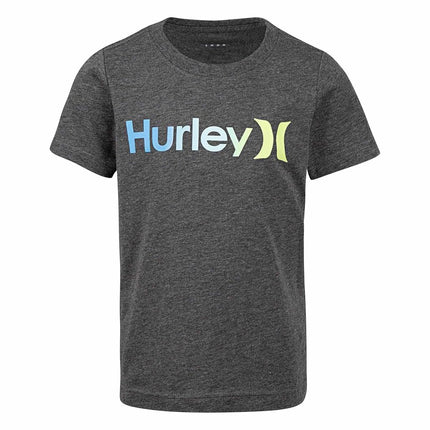 T-shirt Hurley garçon One and Only avec motif graphique, Charbon chiné, 4
