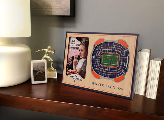 YouTheFan NFL Denver Broncos 3D StadiumViews Picture Frame