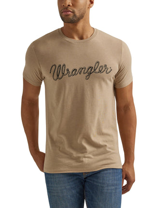 Wrangler Men's Western Crew Neck Short Sleeve Tee 