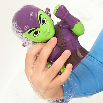 Marvel Spidey & Friends - 5 Piece Bath Squirter Bucket Set - Bath Toys for Baby and Toddlers - Includes Organizer Bucket - Store Bath Time Water Toys