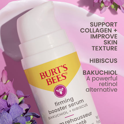 Sérum Potenciador Reafirmante Burt's Bees, Bakuchiol e Hibisco, 28 g