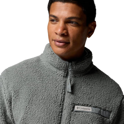 Columbia Men's Rugged Ridge High Pile Full Zip, Full Zip Fleece Jacket, Sedona Sage, XX-Large