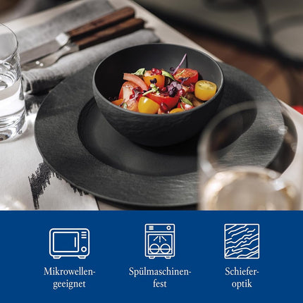 Villeroy & Boch Manufacture Rock Bowl, Black, 650 mL