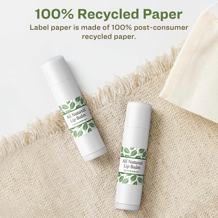 Avery EcoFriendly Matte White Recycled Square Labels, 3/4" x 3/4", Print-to-The-Edge, Matte White Labels, Permanent Adhesive, Laser/Inkjet Printable, 8,000 Total