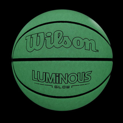 Wilson Luminous Glow Basketball - Size 7-29.5", Green