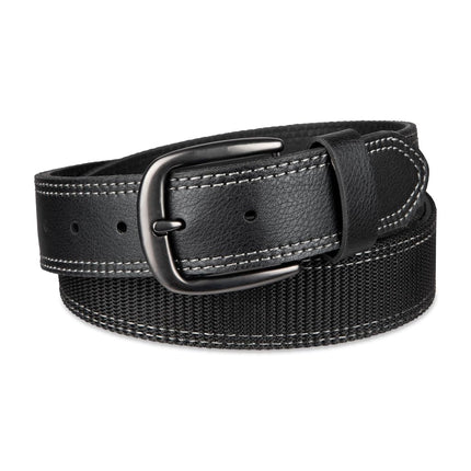Dickies Men's Casual Leather Belt - black - Waist 32