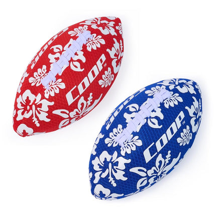SwimWays Coop Pro Grip Football, Waterproof Football, Outdoor Games for Adults and Kids, Sports Equipment, Pool Party Games and Toys, Blue, 9.25”