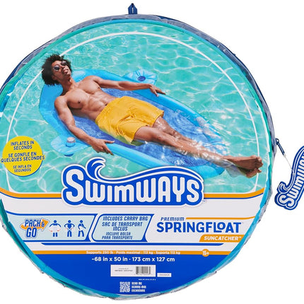SwimWays PremSprngFloatSunCatcherBlue
