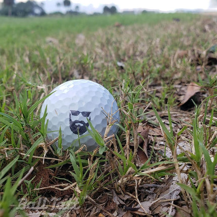 Ball Tatt Golf Ball Stamp, Golf Ball Stamper, Self-Inking Golf Ball Stamp Markers, Reusable Golf Ball Marking Tool to Identify Golf Balls, Golfer Gift Golfing Accessories (Beard Man)
