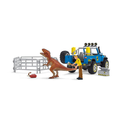 Schleich Dinosaurs - 36Pc Off-Road Vehicle With Dino Outpost | 41464