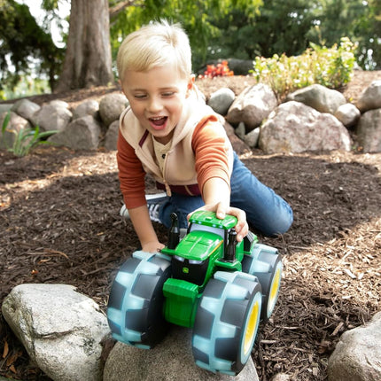 Tomy John Deere Monster Treads Lightning Wheels 4WD Tractor with Lights and Sounds