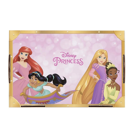 Disney Princess Adventure Princess Dress Up Trunk, 21-Piece Deluxe Dress Up Trunk Includes Tiana, Jasmine, Rapunzel and Ariel Outfits, Accessories, Storage Trunk and Stickers Included!
