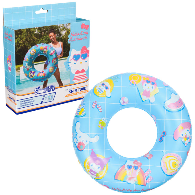 Swimways Hello Kitty Swim Tube Pool Float, Inflata