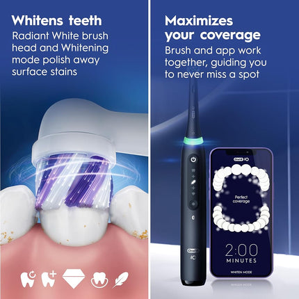 Oral-B iO Series 5 Limited Electric Toothbrush with (3) Brush Head, Rechargeable, Black