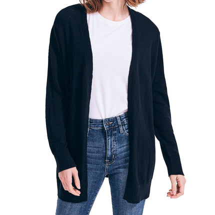 Nautica Women's Soft Open Front Long Cardigan, Tru