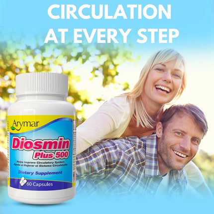 Arymar Diosmin Plus 500, 60Count