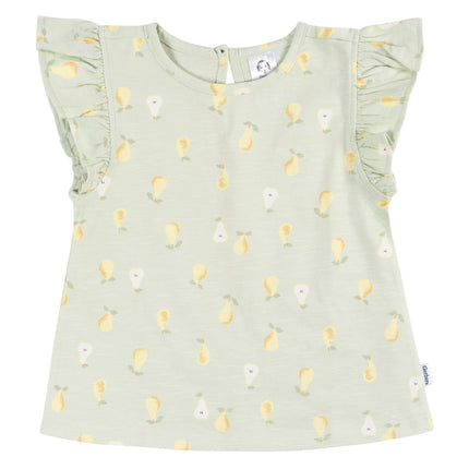 Gerber Baby-Girls Toddler 3-Pack Short Sleeve Tees, Love Nature, 5T