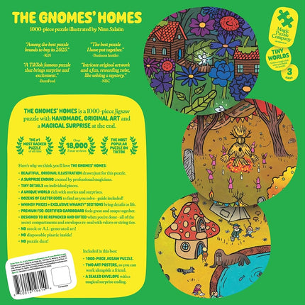 The Gnomes' Homes • 1000 Piece Puzzle from the Magic Puzzle Company • Series 3
