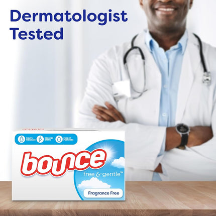 Bounce Free & Gentle Dryer Sheets, Unscented, 330 Count