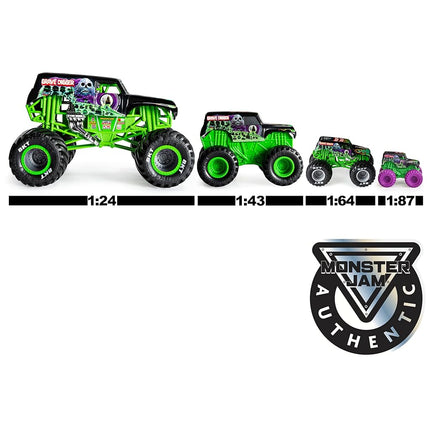 Monster Jam, Official Dragon Monster Truck, Collector Die-Cast Vehicle, 1:24 Scale, Kids Toys for Children Ages 3 and up
