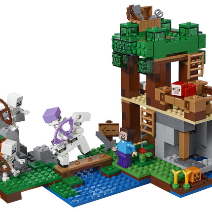 LEGO Minecraft El ataque de los esqueletos Kit de construcción 21146 (457 piezas)