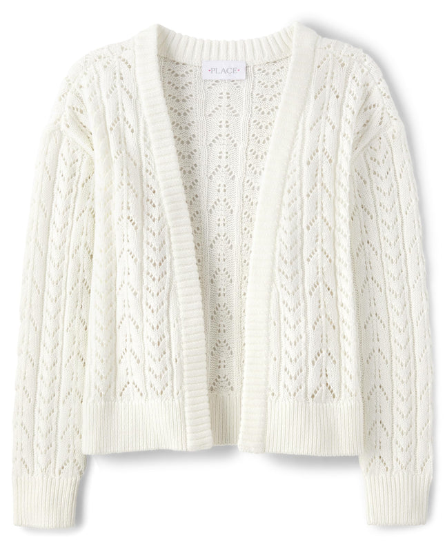 The Children's Place Girls' Long Sleeve Cardigan S