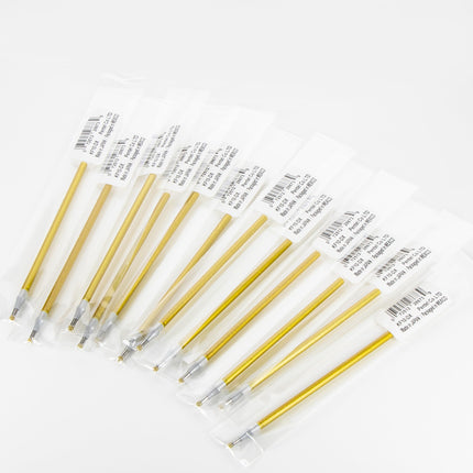 Pentel Arts Sparkle Pop Gel Pen Refill, (1.0mm,) Bold Line, Gold-Light Gold Ink, Pack of 12 Refills (KF10-DX)