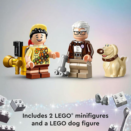 LEGO | Disney and Pixar ‘Up’ House Building Toy for 9+ Year Old Girls and Boys, Set with Balloons, Plus Carl, Russell and Dug Disney Figures, Collectible Kids' Building Toys 43217