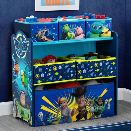 Delta Children Disney/Pixar Toy Story 4 6 Bin Design and Store Toy Organizer