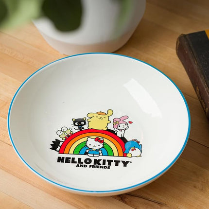 Silver Buffalo Hello Kitty Sitting Coupe Ceramic Dinner Bowl, 9 inches