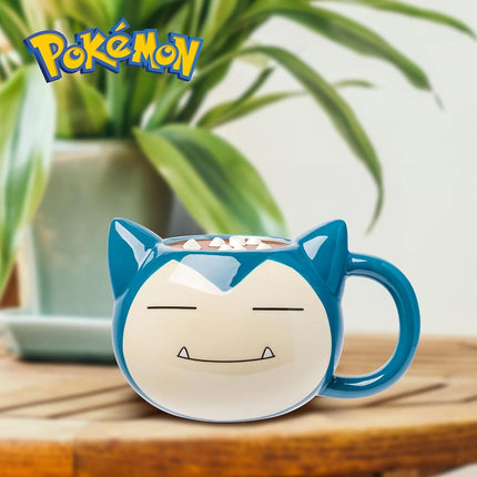 Silver Buffalo Pokémon Snorlax Face, 3D Sculpted Mug, 20oz