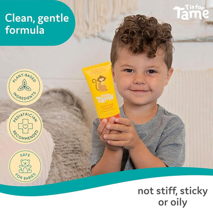 T IS FOR TAME Hair Calming Cream For Babies and Toddlers Safe & Effective Coconut & Jojoba Oil Not Greasy, Stiff, or Sticky