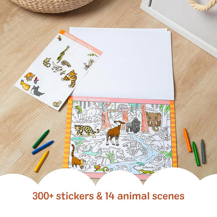 Melissa & Doug Seek And Find Sticker Pad � Animals (400+ Stickers, 14 Scenes To Color) [Kitchen] [Apr 29, 2020] Melissa & Doug