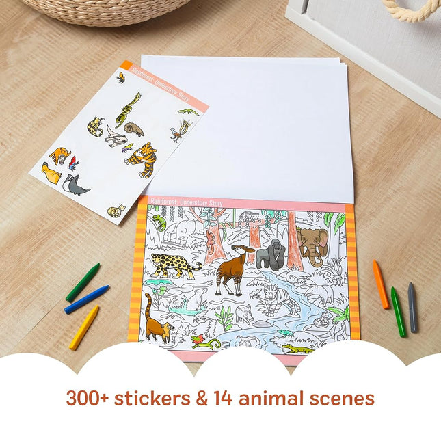 Melissa & Doug Seek And Find Sticker Pad � Animals (400+ Stickers, 14 Scenes To Color) [Kitchen] [Apr 29, 2020] Melissa & Doug
