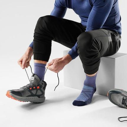 Smartwool Unisex Hike Light Cushion Crew Socks, Nightfall Blue, XL