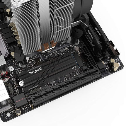 be quiet! MC1 M.2 SSD Cooler, Efficient Cooling for M.2 2280 SSDs, Supports Single- and Double-Sided Modules, PlayStation 5 Compatible, Premium Black Design