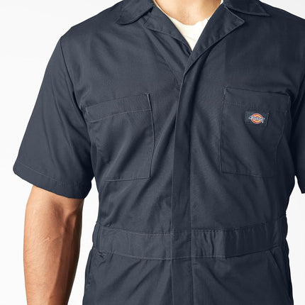 Dickies mens Short Sleeve Coveralls, Dark Navy, 3X-Large