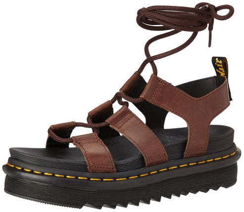 Dr. Martens Women's Nartilla Sandal, Dark Brown Ne